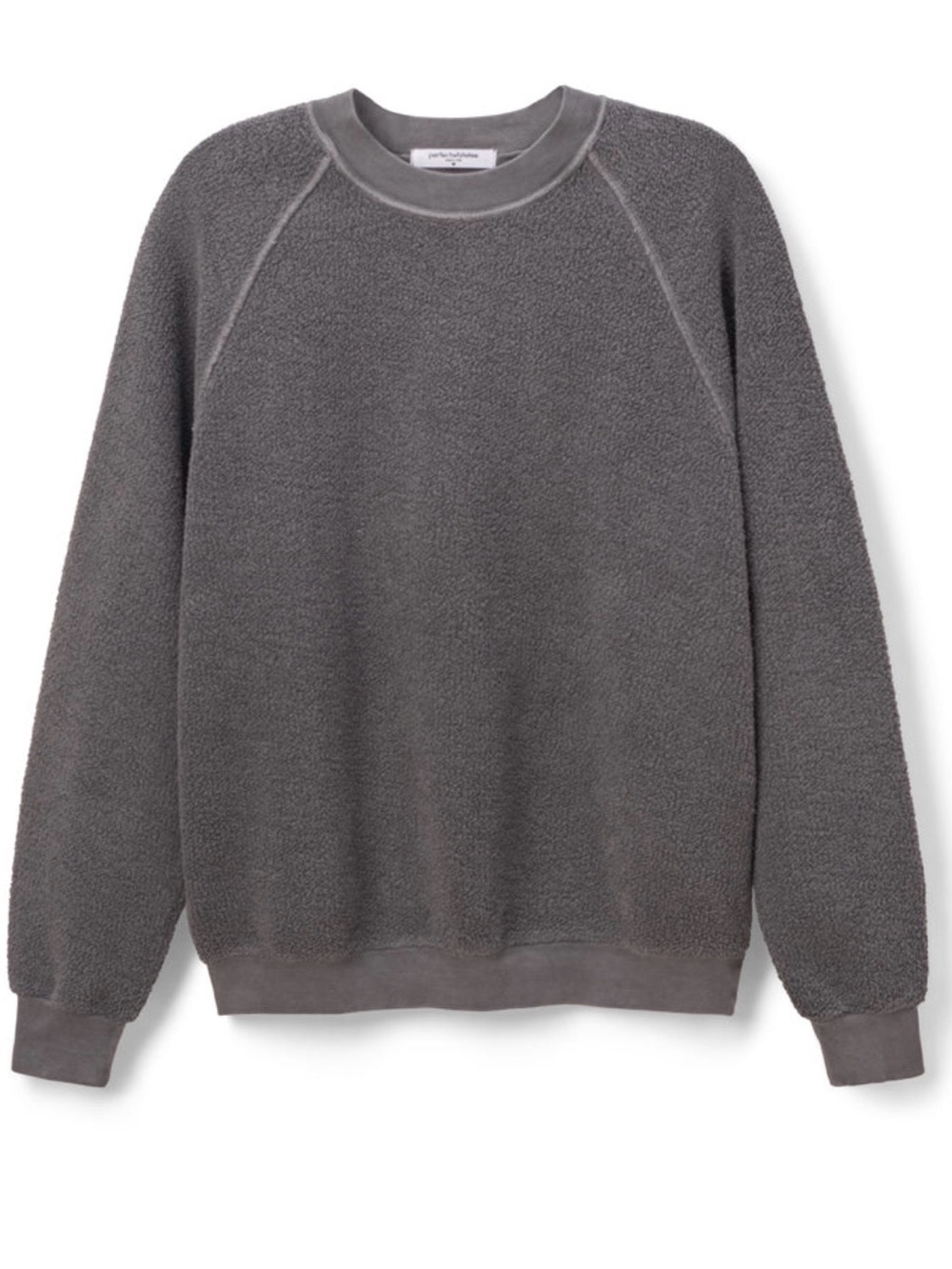 Perfectwhitetee Men's Vintage Charcoal Wilder Crewneck Sweatshirt NWT